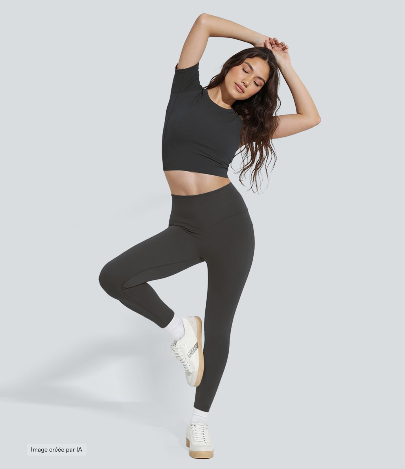 Legging d'entraînement gainant galbant taille haute avec poches Halara UltraSculpt™