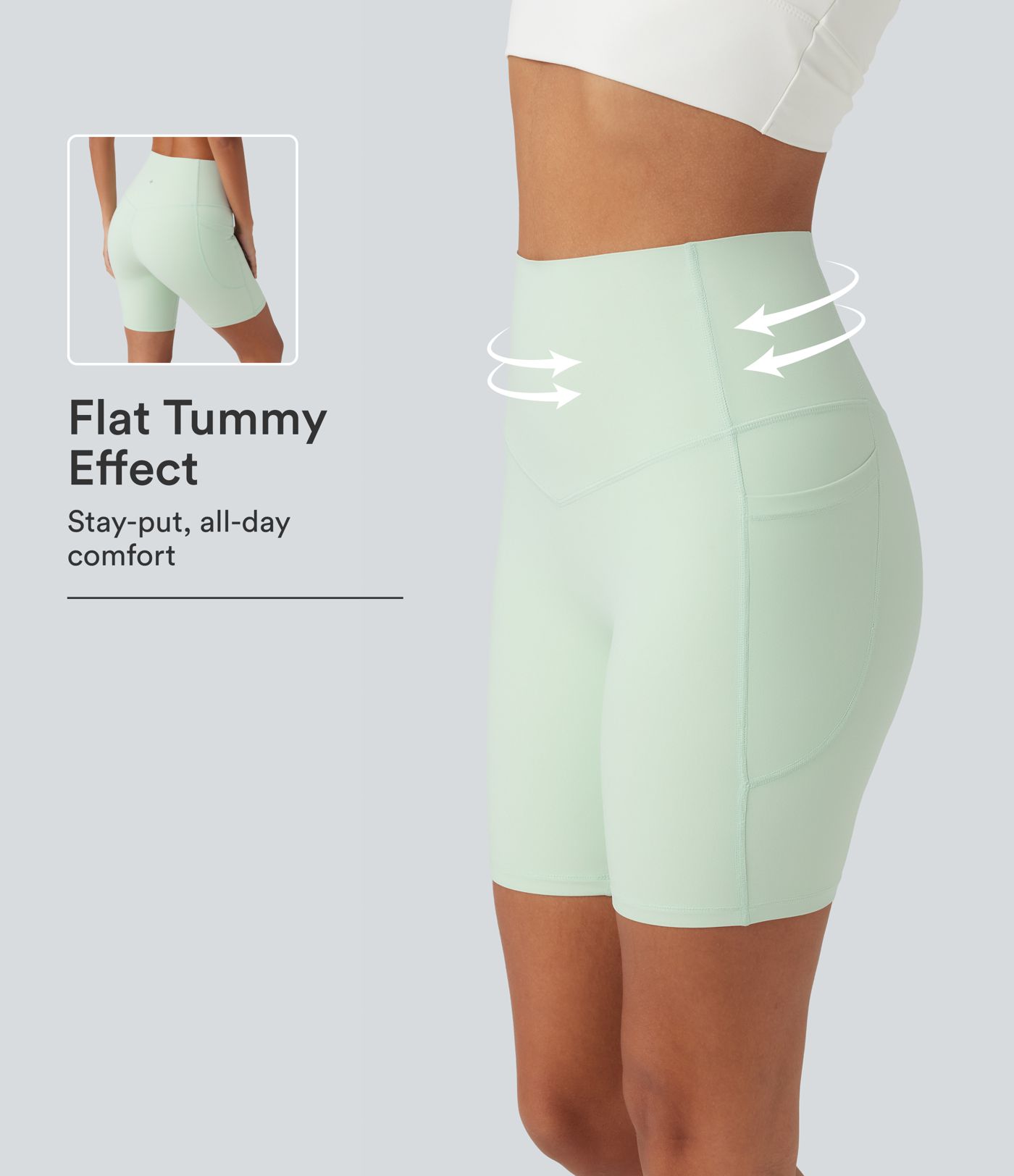 Halara UltraSculpt™ High Waisted Tummy Control Shaping Training Biker Shorts 7'' with Pockets Halara UltraSculpt™ High Waisted Tummy Control Shaping Training Biker Shorts 7'' with Pockets