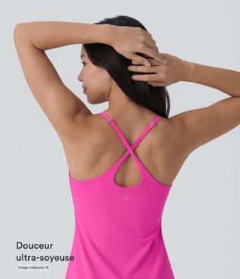 SoftlyZero™ plüschgefütterte, geformte Cups, leichter Halt – Dance Active Dress (Easy Peezy Edition), Größen A–D