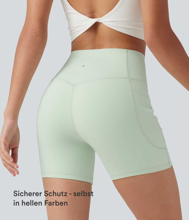 Halara UltraSculpt™ - Formende Trainings-Shorts mit hohem Bund, Seitentaschen und Bauchkontrolle - 12,7 cm Halara UltraSculpt™ - Formende Trainings-Shorts mit hohem Bund, Seitentaschen und Bauchkontrolle - 12,7 cm