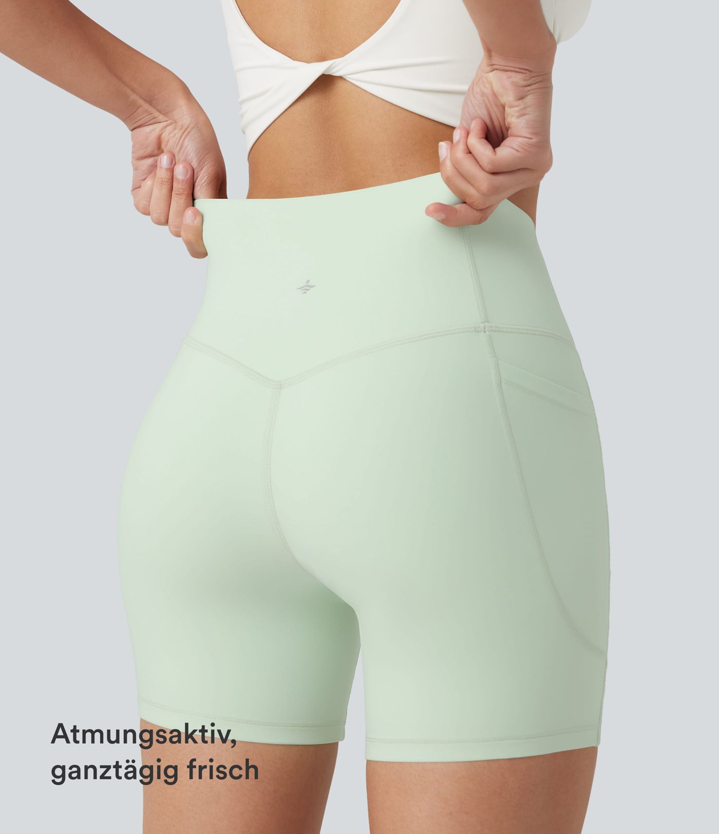 Halara UltraSculpt™ - Formende Trainings-Shorts mit hohem Bund, Seitentaschen und Bauchkontrolle - 12,7 cm Halara UltraSculpt™ - Formende Trainings-Shorts mit hohem Bund, Seitentaschen und Bauchkontrolle - 12,7 cm