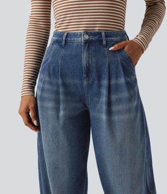 Halara Flex™ High Waisted Casual Denim Joggers with Pockets