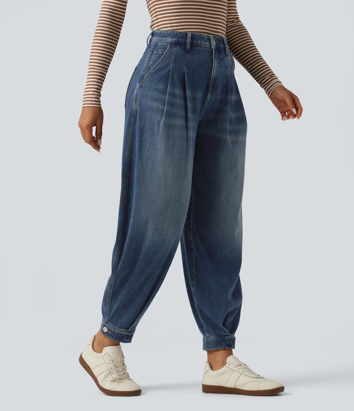 Halara Flex™ High Waisted Casual Denim Joggers with Pockets