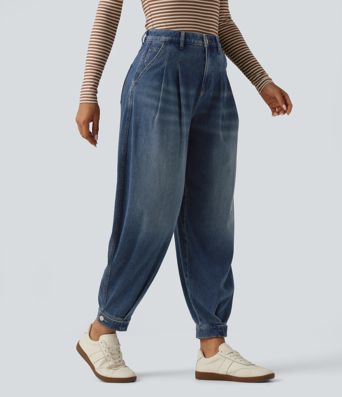 Halara Flex™ High Waisted Casual Denim Joggers with Pockets