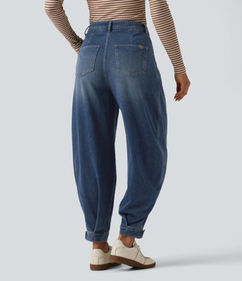 Halara Flex™ High Waisted Casual Denim Joggers with Pockets
