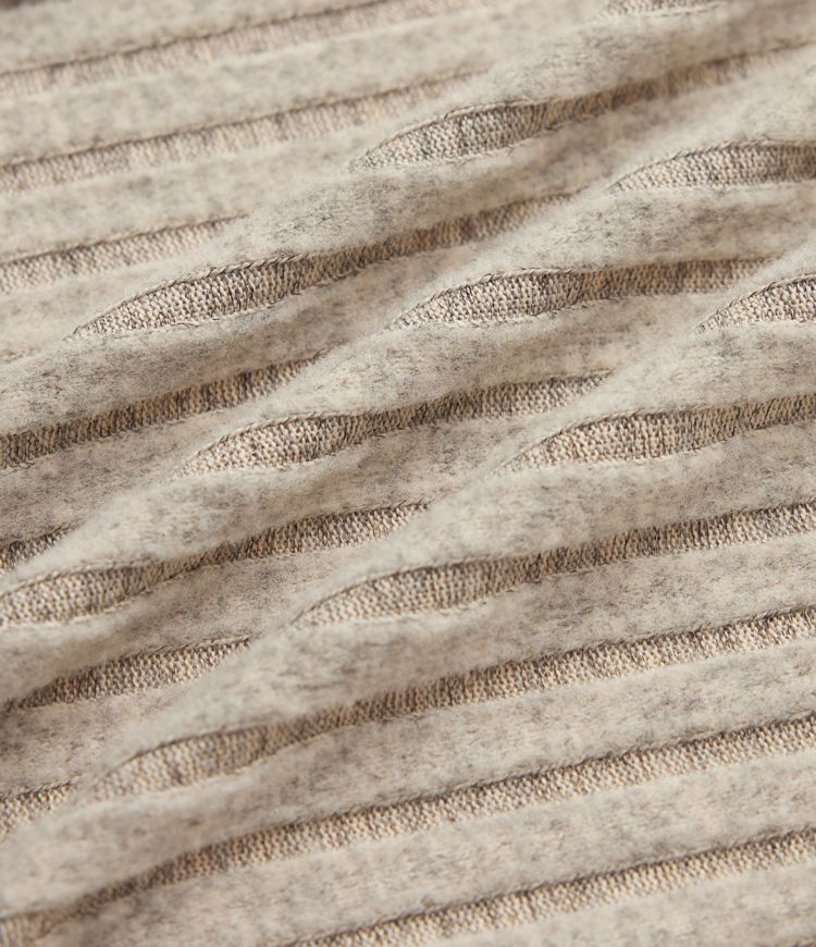 Cardigan long en maille côtelée à manches chauve-souris, ceinture et manches longues