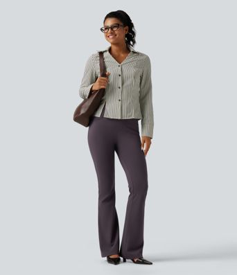 Halara Flex™ Mid Rise Bootcut Work Pants with Pockets