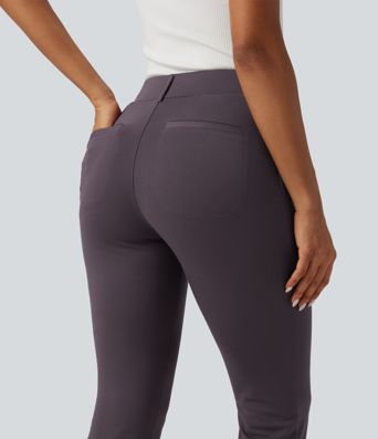 Halara Flex™ Mid Rise Bootcut Work Pants with Pockets