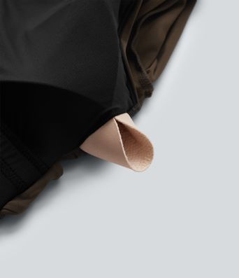 SoftlyZero™ Airy InstantCool Deep V Neck 2-in-1 Tie Side Backless Ruffle Hem Long Sleeve Yoga Sports Top