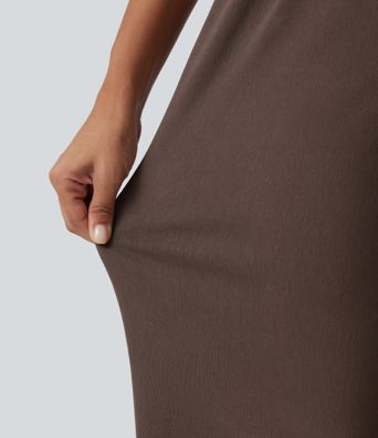High Waisted Wide Leg Work Pants with Pockets High Waisted Wide Leg Work Pants with Pockets