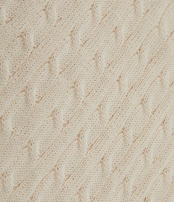 Polo Short Sleeve Cable Knit Work Sweater