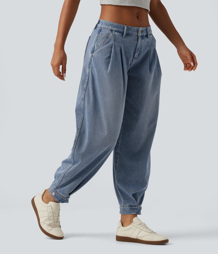 Halara Flex™ Low Rise Casual Jeans with Pockets
