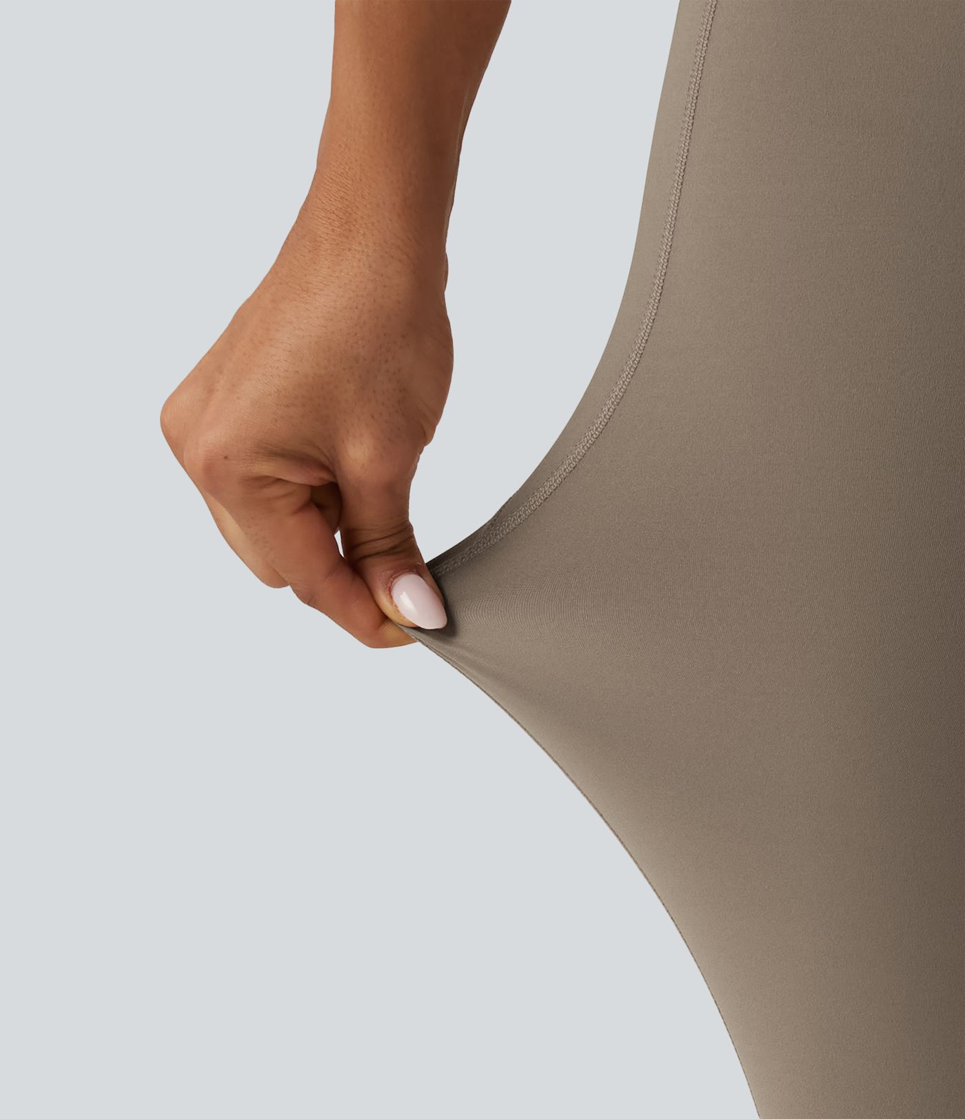 Mid Rise Crossover InstantCool Quick Dry Running Leggings with Pockets