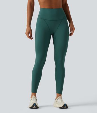 High Waisted Skinny Running Leggings with Pocket