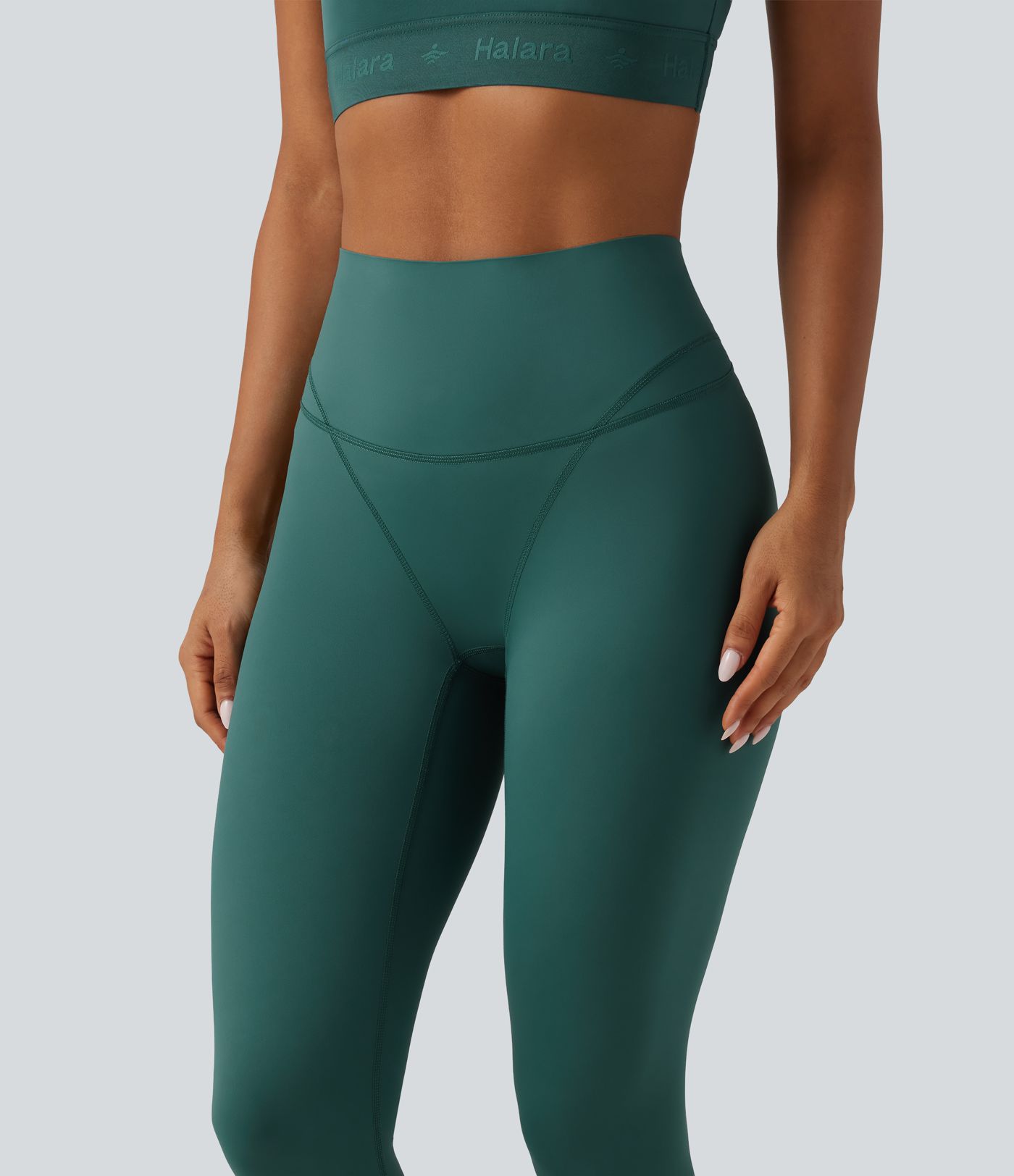 High Waisted Skinny Running Leggings with Pocket