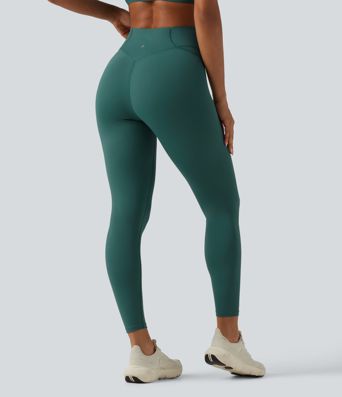 High Waisted Skinny Running Leggings with Pocket