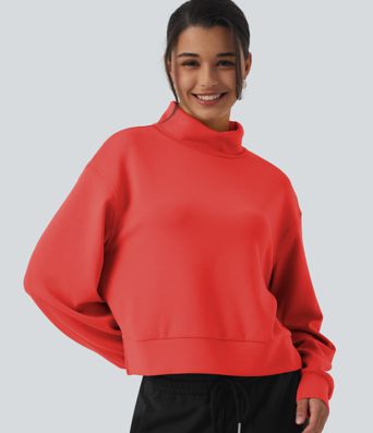 SpacerTek™ High Neck Long Sleeve Work Sweatshirt