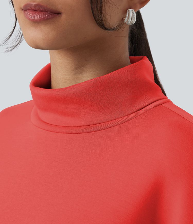 SpacerTek™ High Neck Long Sleeve Work Sweatshirt