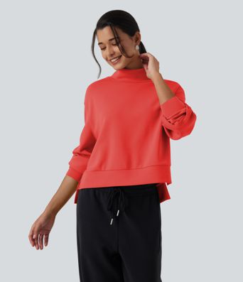SpacerTek™ High Neck Long Sleeve Work Sweatshirt