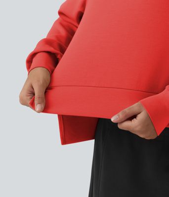 SpacerTek™ High Neck Long Sleeve Work Sweatshirt