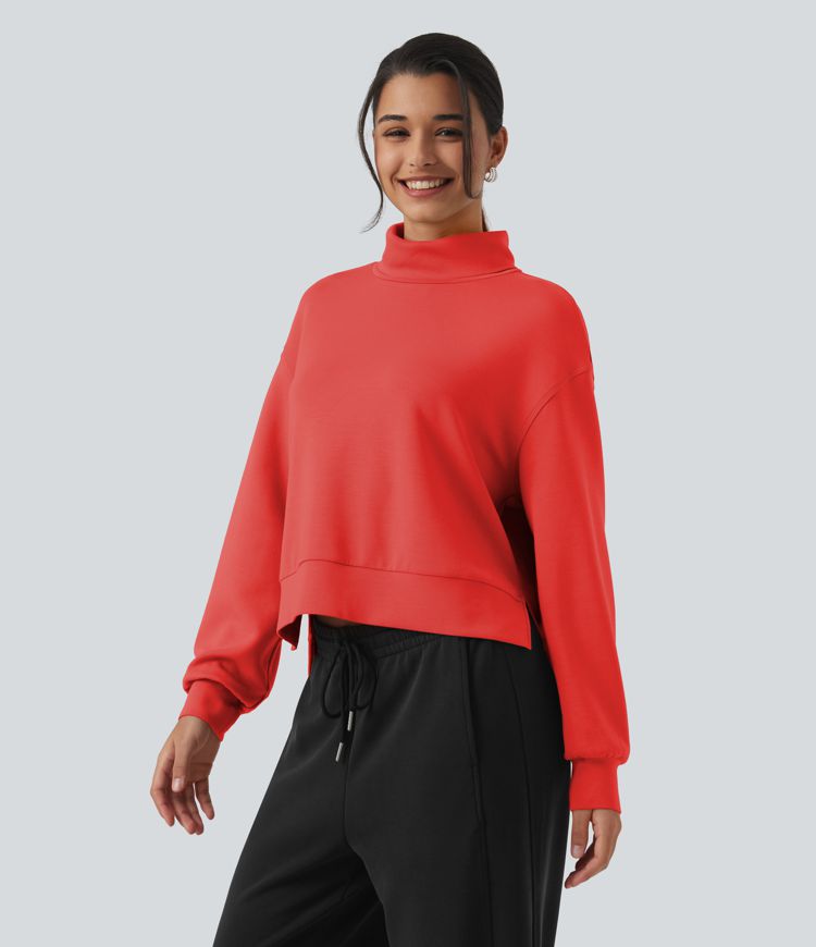 SpacerTek™ High Neck Long Sleeve Work Sweatshirt
