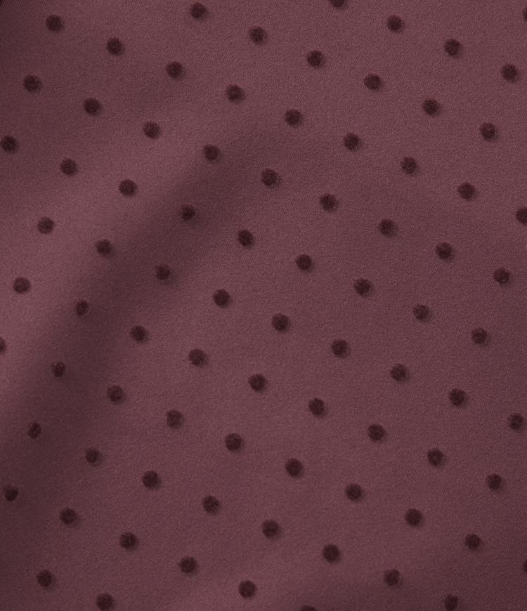 Stand Collar Long Sleeve Thumb Hole Polka Dot Yoga Jacket with Pockets