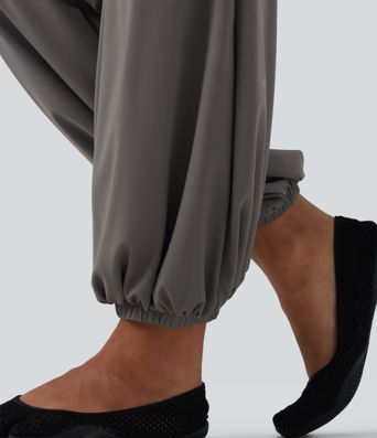 SoftlyZero™ Airy Low Rise Tapered InstantCool Yoga Skirted Joggers with Pockets