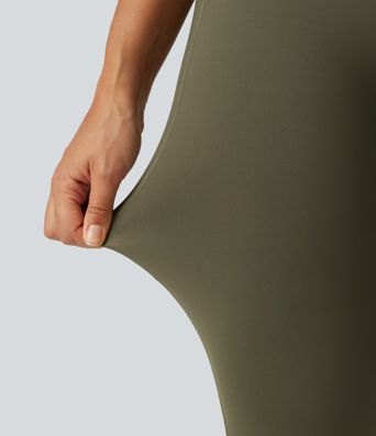 High Waisted Drawstring Contrast Mesh Quick Dry Running Leggings with Reflective Dots and Pockets High Waisted Drawstring Contrast Mesh Quick Dry Running Leggings with Reflective Dots and Pockets