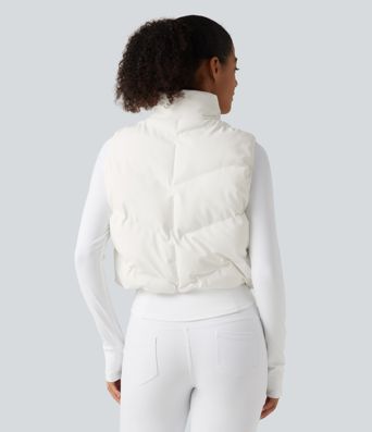 PuffFlex 3-in-1 Mock Neck Slim Causal Puffer Jacket with Pockets PuffFlex 3-in-1 Mock Neck Slim Causal Puffer Jacket with Pockets