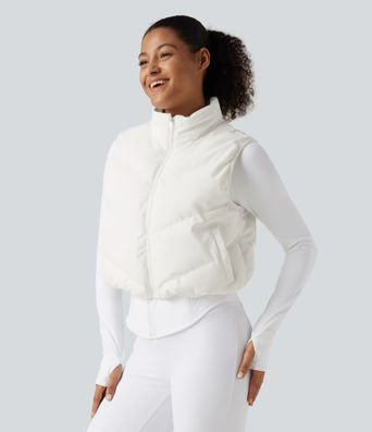 PuffFlex 3-in-1 Mock Neck Slim Causal Puffer Jacket with Pockets PuffFlex 3-in-1 Mock Neck Slim Causal Puffer Jacket with Pockets