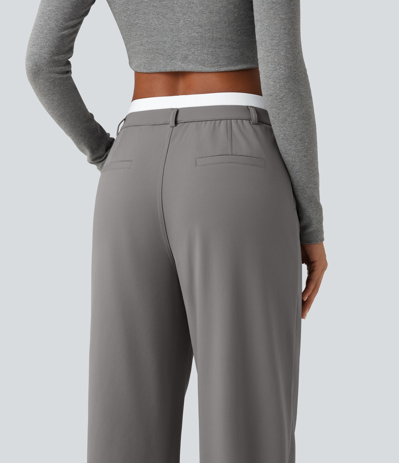 Halara Flex™ DayStretch High Waisted Straight Leg Work Pants with Pockets