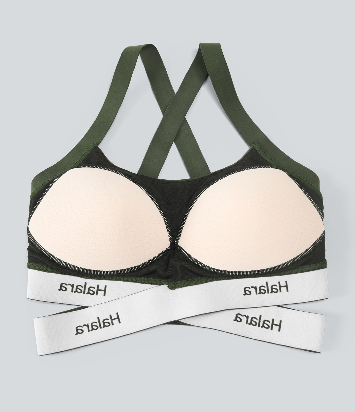 Halara UltraSculpt™ Medium Support U Neck Crossover Training Sports Bra with Non-Removable Pad Halara UltraSculpt™ Medium Support U Neck Crossover Training Sports Bra with Non-Removable Pad