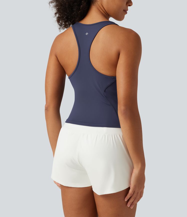SoftlyZero™ Plush Square Neck Racerback Yoga Tank Top SoftlyZero™ Plush Square Neck Racerback Yoga Tank Top