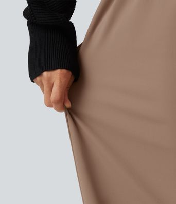 Halara Flex™ DayStretch Wrinkle Recovery Mid Rise Ruched Work Joggers with Pockets