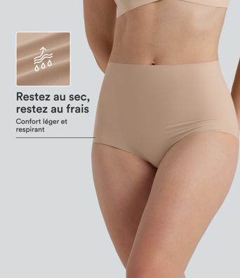 Sous-vêtement sans coutures taille haute