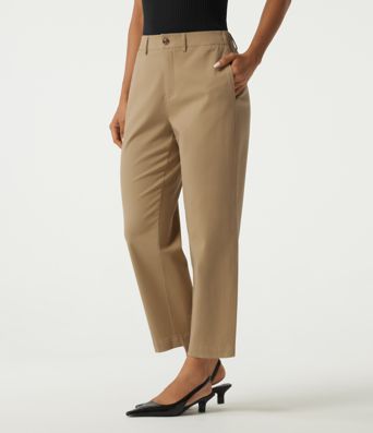 Mid Rise Tapered Work Chino Cotton Pants with Pockets Mid Rise Tapered Work Chino Cotton Pants with Pockets