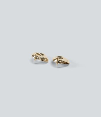 Boucles d’oreilles clous polygonales