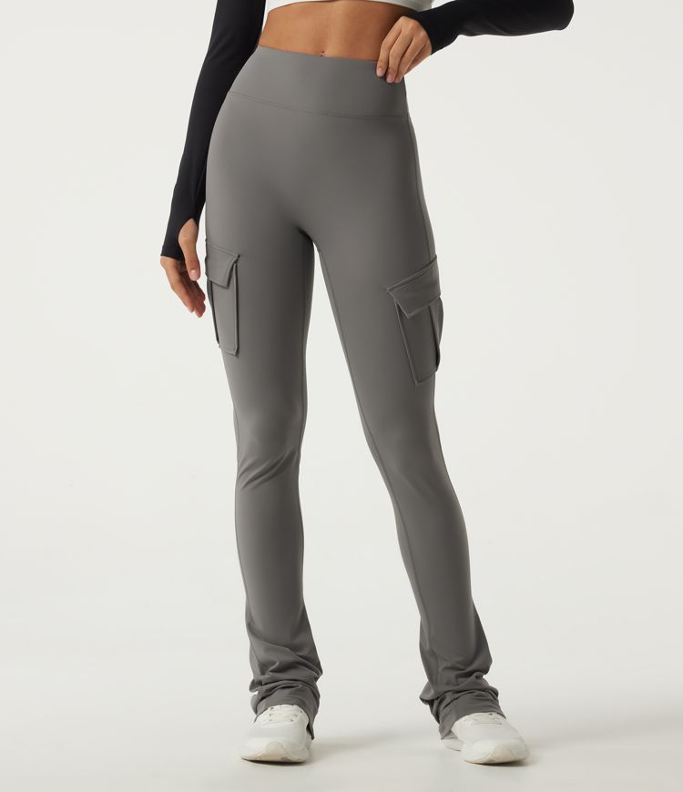Halara UltraSculpt™ High Waisted Bootcut Stacked Yoga Leggings with Pockets Halara UltraSculpt™ High Waisted Bootcut Stacked Yoga Leggings with Pockets