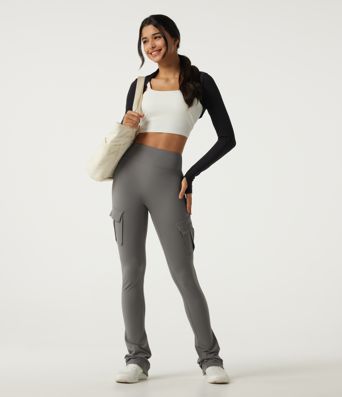 Halara UltraSculpt™ High Waisted Bootcut Stacked Yoga Leggings with Pockets Halara UltraSculpt™ High Waisted Bootcut Stacked Yoga Leggings with Pockets