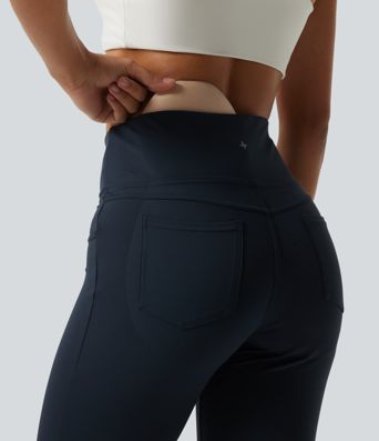 DayStretch High Waisted Butt Lifting Flare Yoga Leggings with Pockets