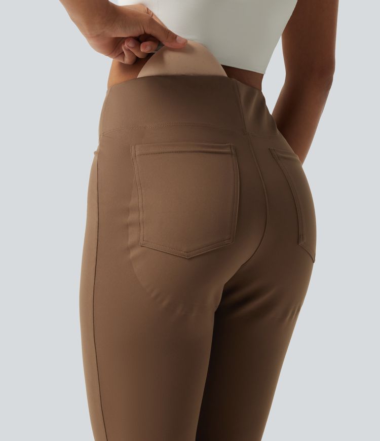 Halara Flex™ DayStretch High Waisted Butt Lifting Bootcut Work Pants with Pockets Halara Flex™ DayStretch High Waisted Butt Lifting Bootcut Work Pants with Pockets