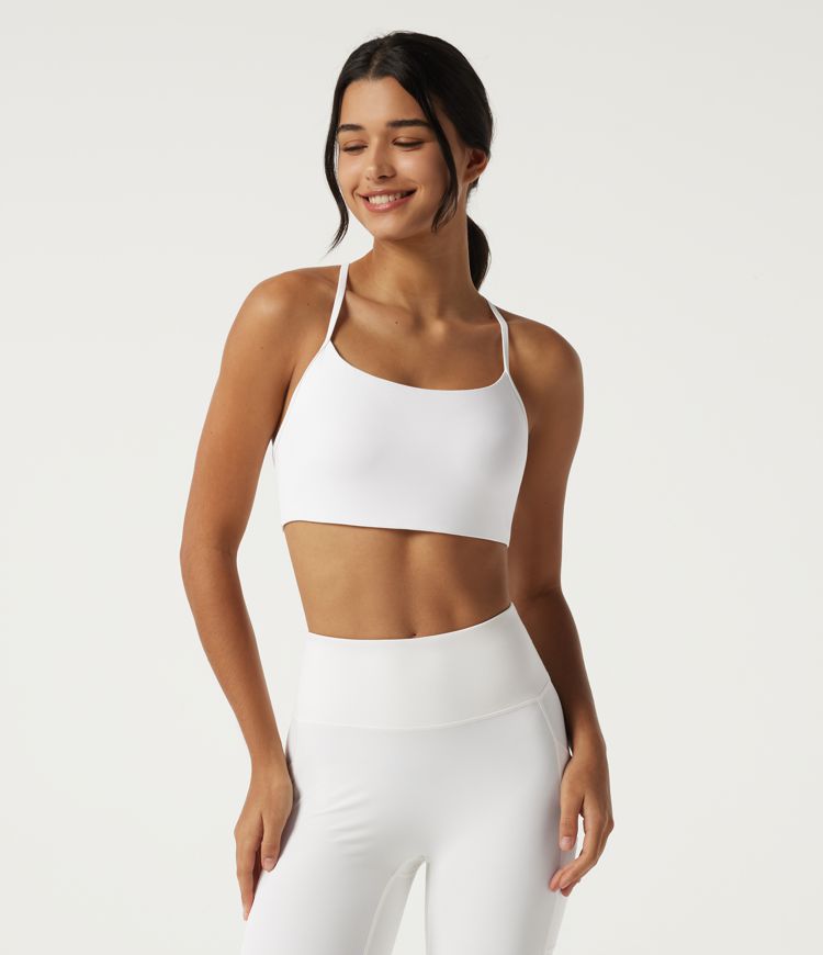 SoftlyZero™ Plush Low Support Molded Spacer Workout Sports Bra