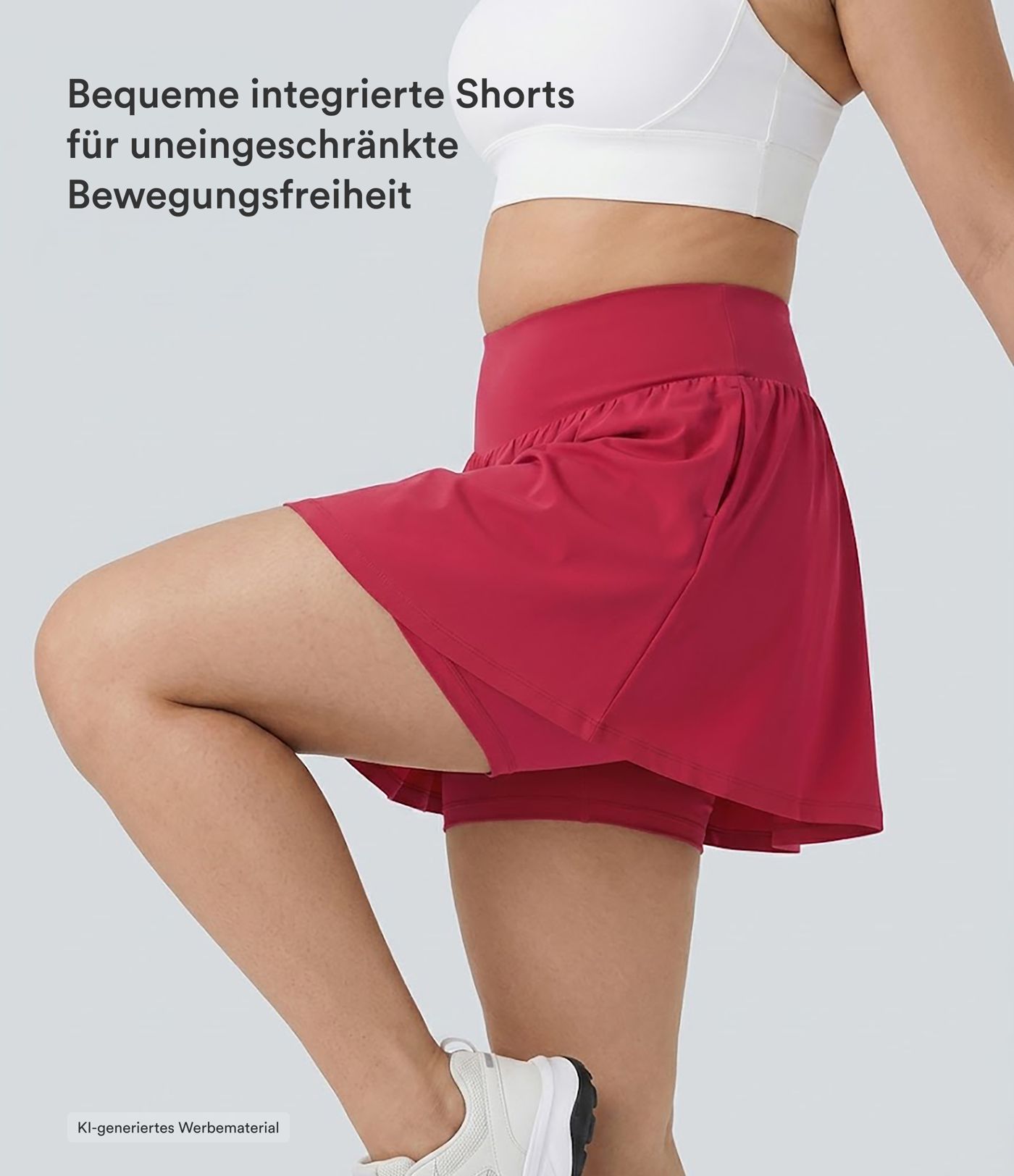 Softlyzero™ Airy - 2-in-1 Yoga-Shorts mit superhohem Bund, Seitentaschen und InstantCool - Plus-Size, 18 cm Softlyzero™ Airy - 2-in-1 Yoga-Shorts mit superhohem Bund, Seitentaschen und InstantCool - Plus-Size, 18 cm