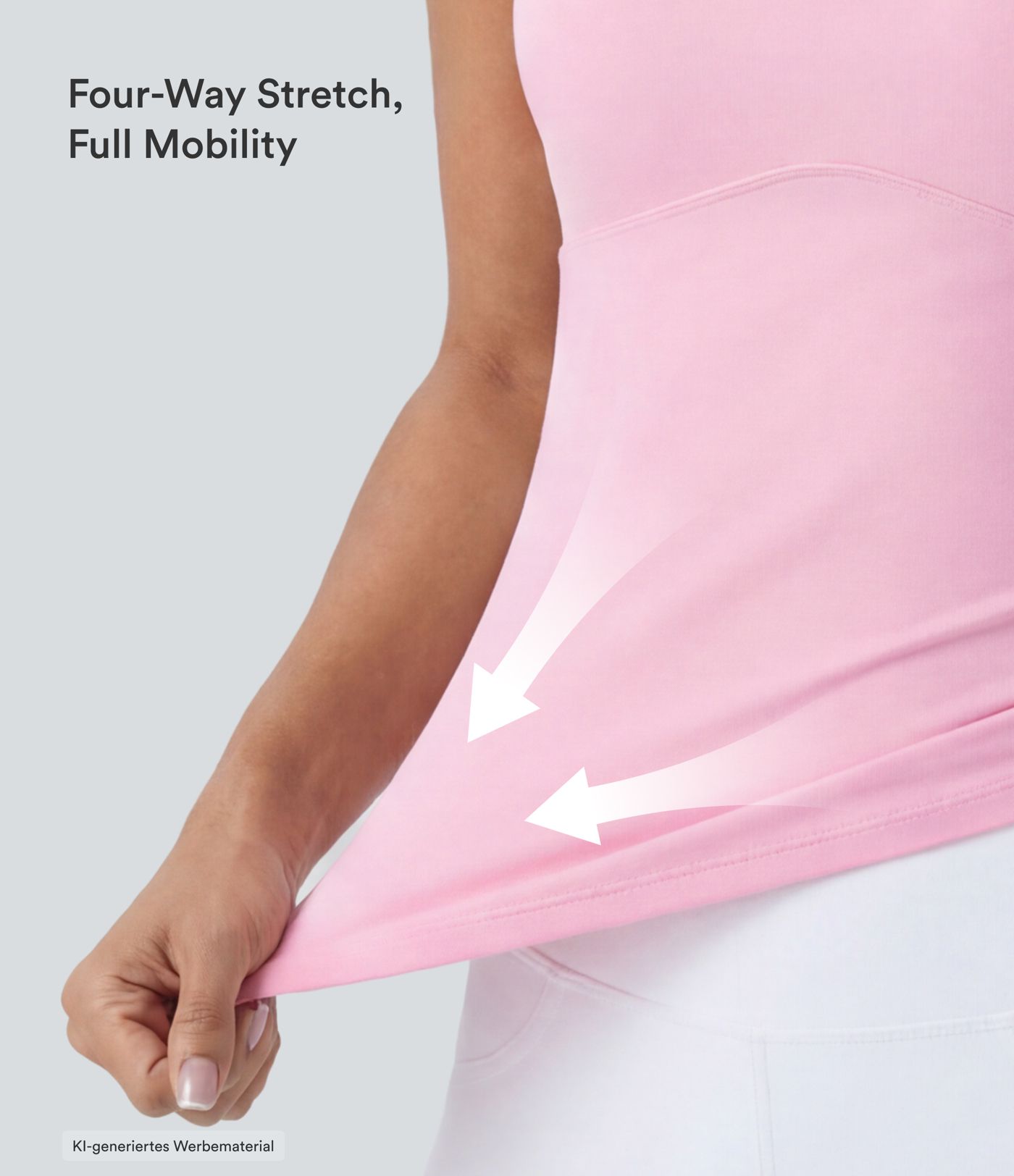 Softlyzero™ Plush rückenfreies, ausgeschnittenes, gedrehtes Yoga-Tanktop
