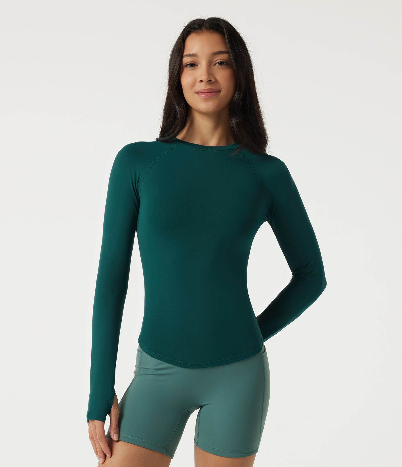 One Form Seamless Flow Round Neck Long Sleeve Casual Sports Top
