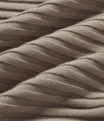 Ribbed Knit High Neck Dropped Long Sleeve Work Sweater Ribbed Knit High Neck Dropped Long Sleeve Work Sweater