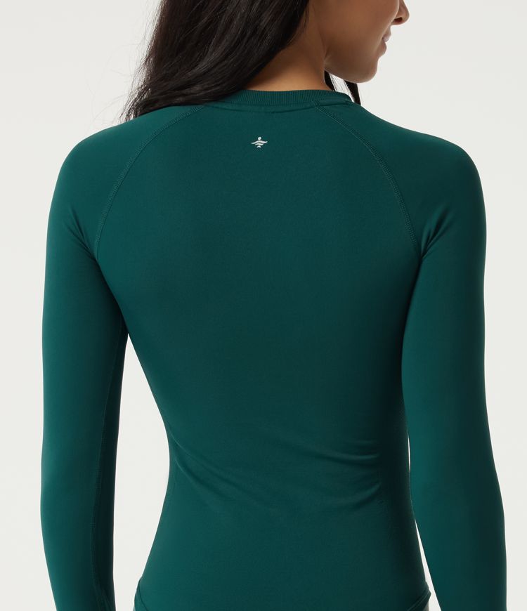 One Form Seamless Flow Round Neck Long Sleeve Casual Sports Top