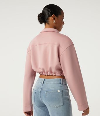 Lässiges Shacket mit langen Ärmeln und Taschen Lässiges Shacket mit langen Ärmeln und Taschen