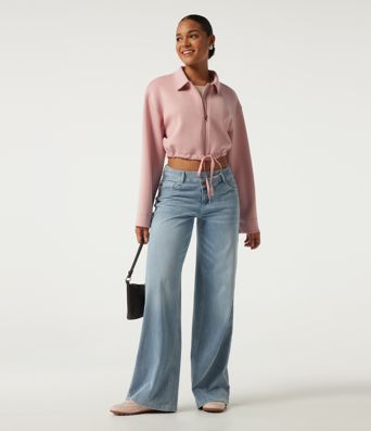 Lässiges Shacket mit langen Ärmeln und Taschen Lässiges Shacket mit langen Ärmeln und Taschen