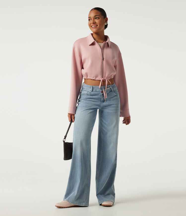 Lässiges Shacket mit langen Ärmeln und Taschen Lässiges Shacket mit langen Ärmeln und Taschen